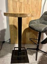 Tabouret de bar pivotant à 360 degrés July Retro en tissu, disponible en 5 couleurs