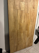 Plateau de table en orme Kaarst, bord naturel 5 cm, en 8 tailles, recyclé et rustique
