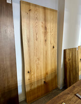 Plateau de table en chêne français Paris de 220 cm en bois, bord naturel, huilé pur 4 cm avec résine époxy