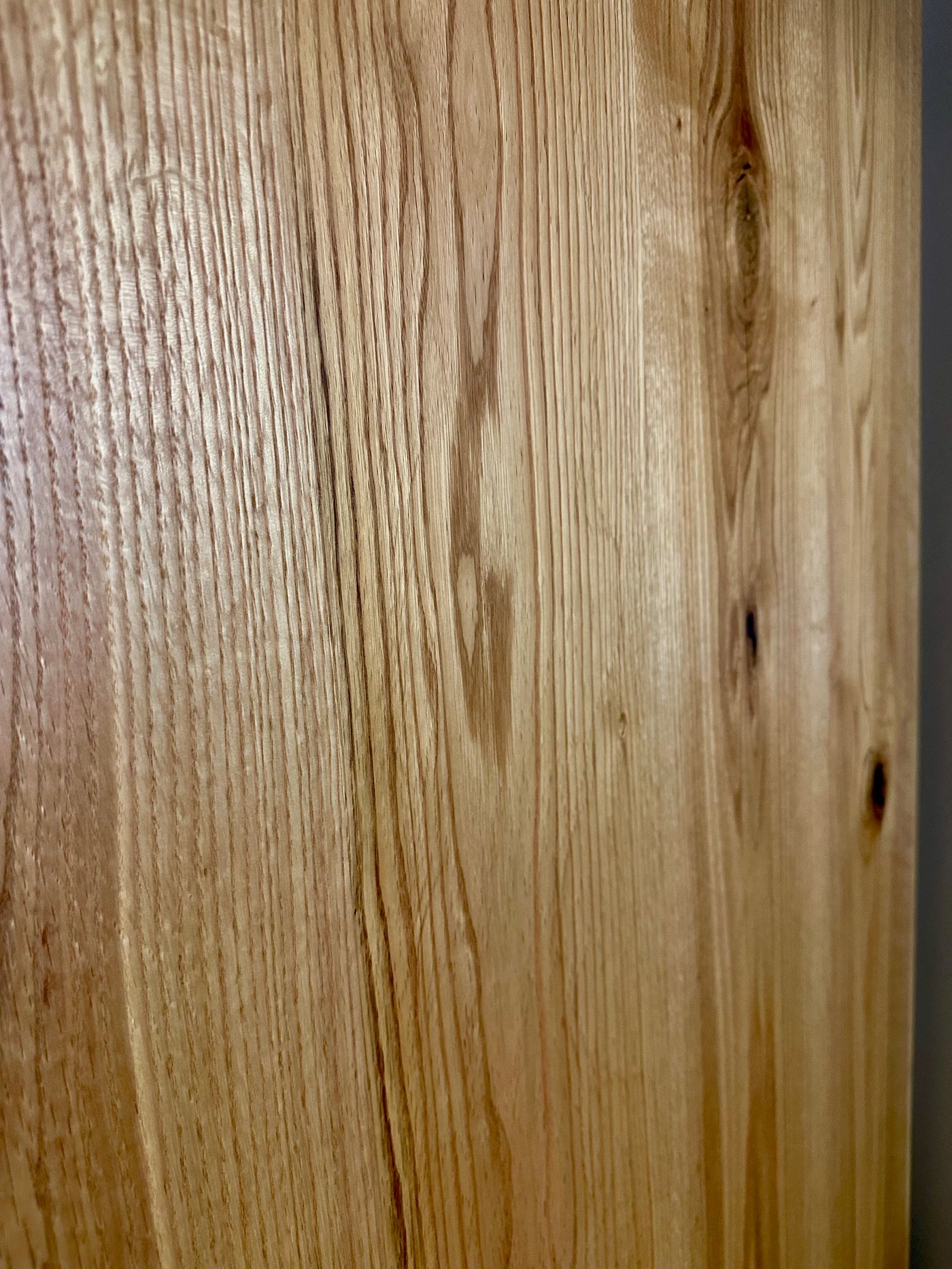 Plateau de table en chêne français Paris de 220 cm en bois, bord naturel, huilé pur 4 cm avec résine époxy