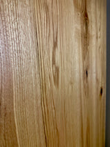 Plateau de table en chêne français Paris de 220 cm en bois, bord naturel, huilé pur 4 cm avec résine époxy