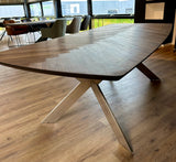 Tischplatten Untergestell Rex Long Exclusive Edelstahl für Tischplatten 160 bis 260 cm