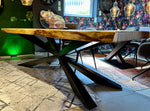 Lade das Bild in den Galerie-Viewer, Sparky Spider konisch Metall Gestell schwarz lackiert für Tischplatten ab 200 bis 300 cm
