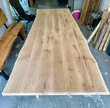 Plateau de table en chêne Neustadt, bord naturel, 4 cm, en 9 tailles, non traité - DIY