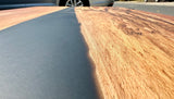Epoxidharz River Couchtisch Kürten Buche massiv 110 cm Massivholz geölt mit Spider Metall Gestell schwarz