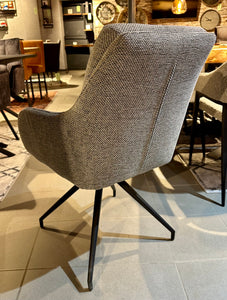 Esszimmer Stuhl Icony Stoff in 3 Farben Grün Anthrazit Grau
