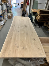Plateau de table en chêne Neustadt, bord naturel, 4 cm, en 9 tailles, non traité - DIY