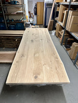 Plateau de table en chêne Neustadt, bord naturel, 4 cm, en 9 tailles, non traité - DIY