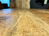 Plateau de table en manguier Bombay, bord droit 4cm en 160 180 200 220 240 cm
