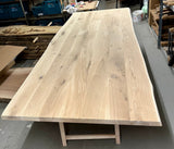 Plateau de table en chêne Neustadt, bord naturel, 4 cm, en 9 tailles, non traité - DIY