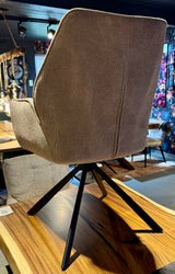 Drehbarer Mikrostoff Stuhl Toronto Armlehnen in 3 Farben