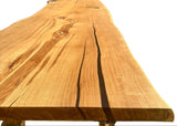 Plateau de table en chêne massif de 120 cm en une seule planche