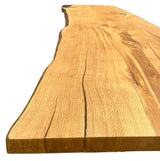 Plateau de table en chêne massif de 120 cm en une seule planche