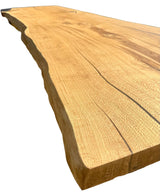 Plateau de table en chêne massif de 120 cm en une seule planche