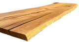 Plateau de table en chêne massif de 120 cm en une seule planche