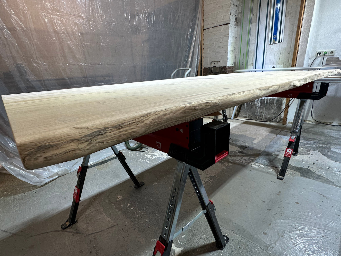 Plateau de table en chêne Neustadt, bord naturel, 4 cm, en 9 tailles, non traité - DIY