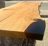 Plateau de table en chêne massif de 120 cm en une seule planche