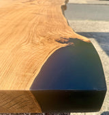 Plateau de table en chêne massif de 120 cm en une seule planche
