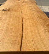 Plateau de table en chêne massif de 120 cm en une seule planche