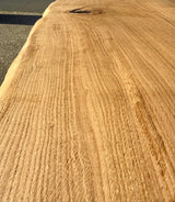 Plateau de table en chêne massif de 120 cm en une seule planche