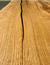 Plateau de table en chêne massif de 120 cm en une seule planche