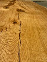 Plateau de table en chêne massif de 120 cm en une seule planche