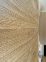 Esstischplatte Düsseldorf Eiche massiv 160 bis 240 in 3 cm Dicke Holz naturel geölt