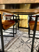 Mangoholz Tischplatte Mumbai Gerade Kante 6cm in 160 180 200 220 240 und 260 cm
