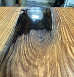 Lade das Bild in den Galerie-Viewer, 180 cm Edel Esche Baumstamm Tischplatte Holzplatte 5 cm massiv als Schreibtisch oder Esstisch verwendbar

