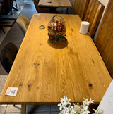 Esstischplatte Olpe Eiche massiv 180 bis 300 cm in 4,5 cm Dicke Holz geölt 7 Größen