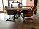 Tischplatten Untergestell Rex Long Exclusive Edelstahl für Tischplatten 160 bis 260 cm
