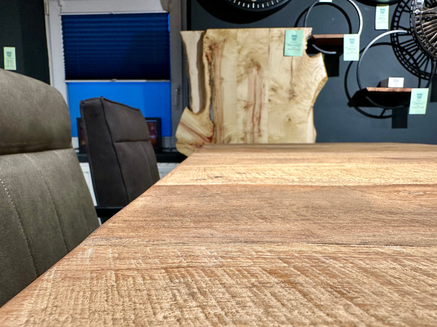 Table à manger en teck recyclé massif naturel 120 - 160 - 200 - 240 cm