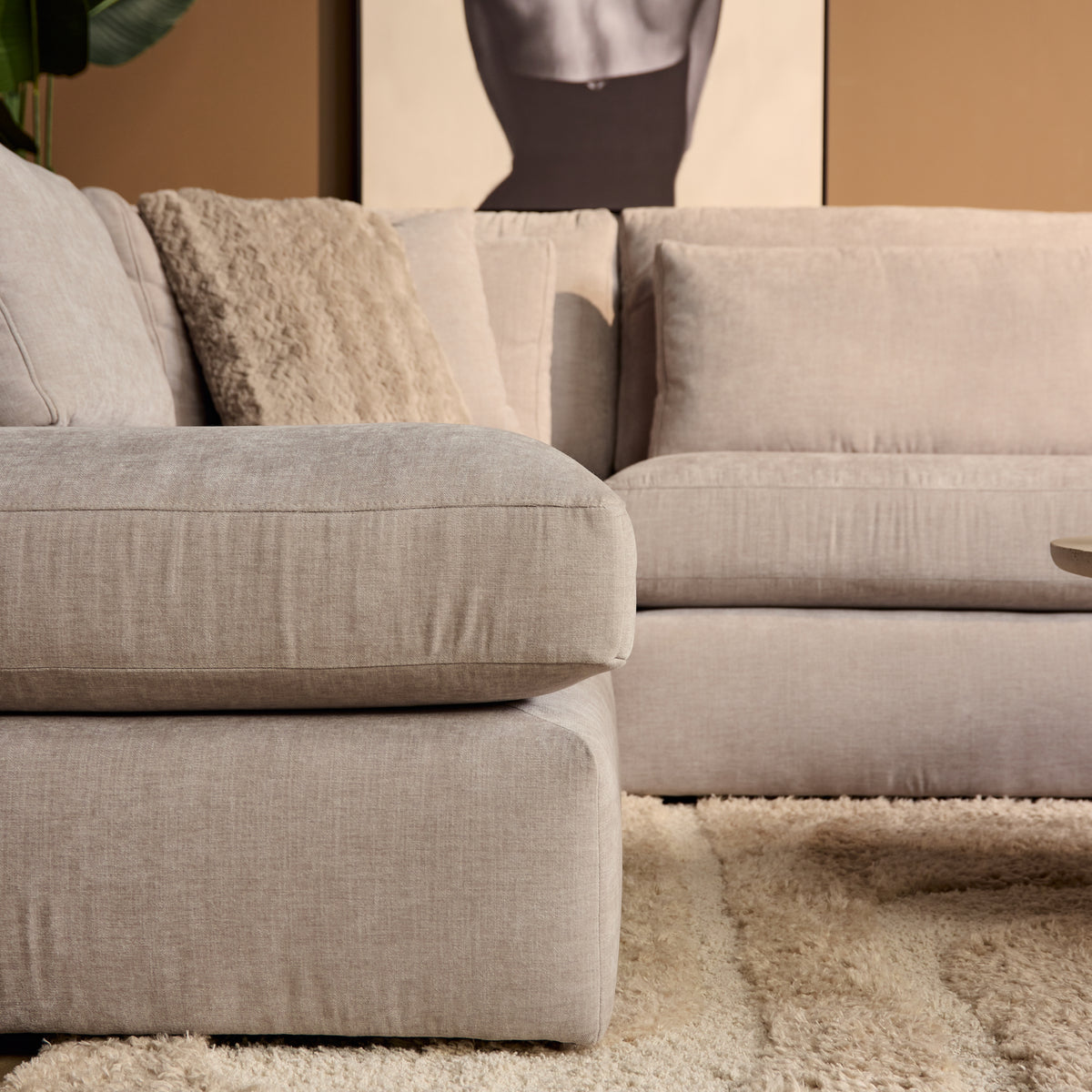 MySofa Jesse U-Sofa Beige
