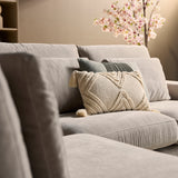 MySofa Jesse Ecksofa Beige 2,5 Sitzer + Divan rechts