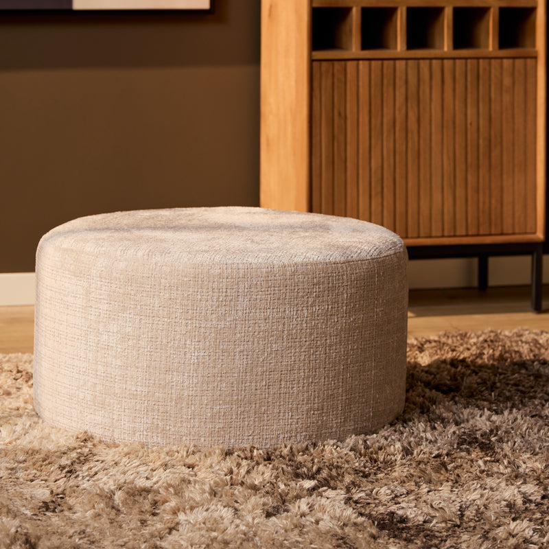 Hocker rund Natur 60 cm Cremona 02