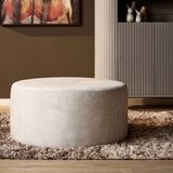 Hocker rund Creme 80 cm Adore 102