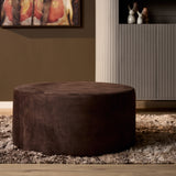 Hocker rund Braun 80 cm Adore 108