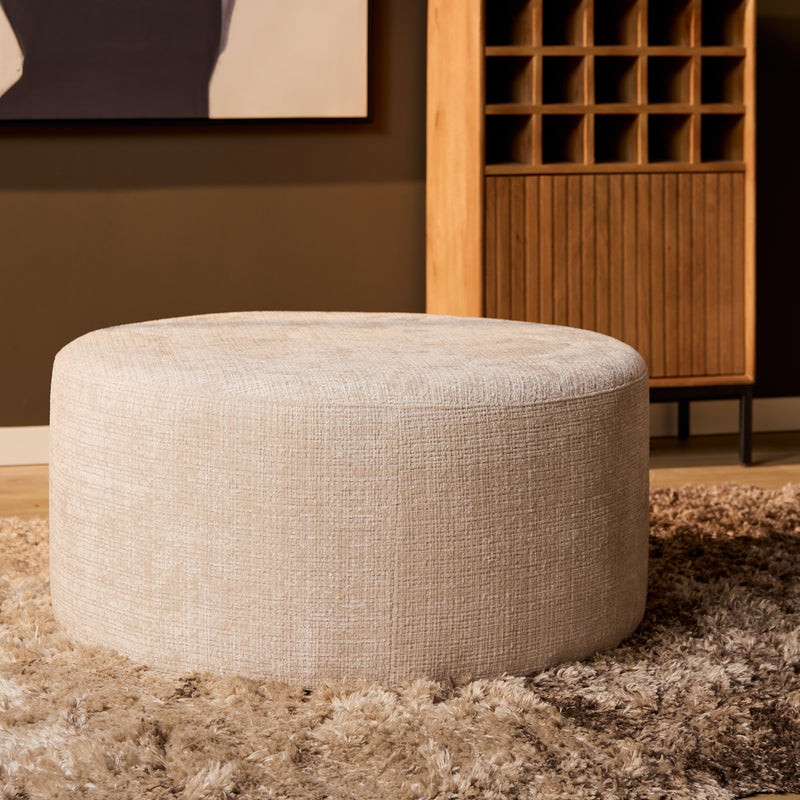 Hocker rund Natur 80 cm Cremona 02