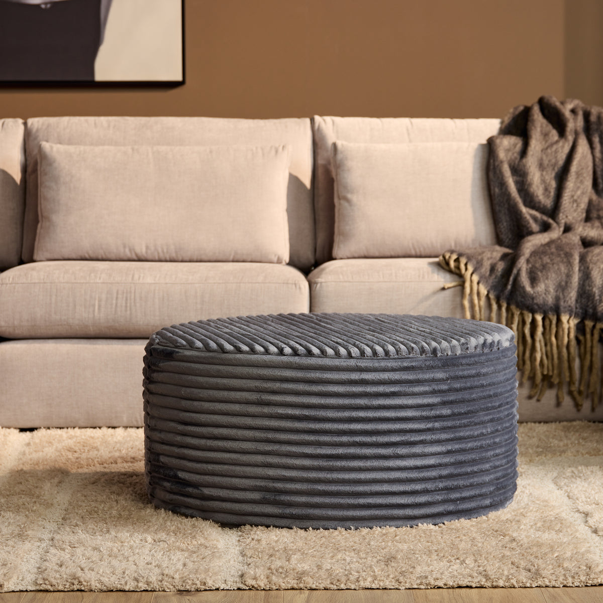 Hocker rund Anthrazit 80 Tilia 85
