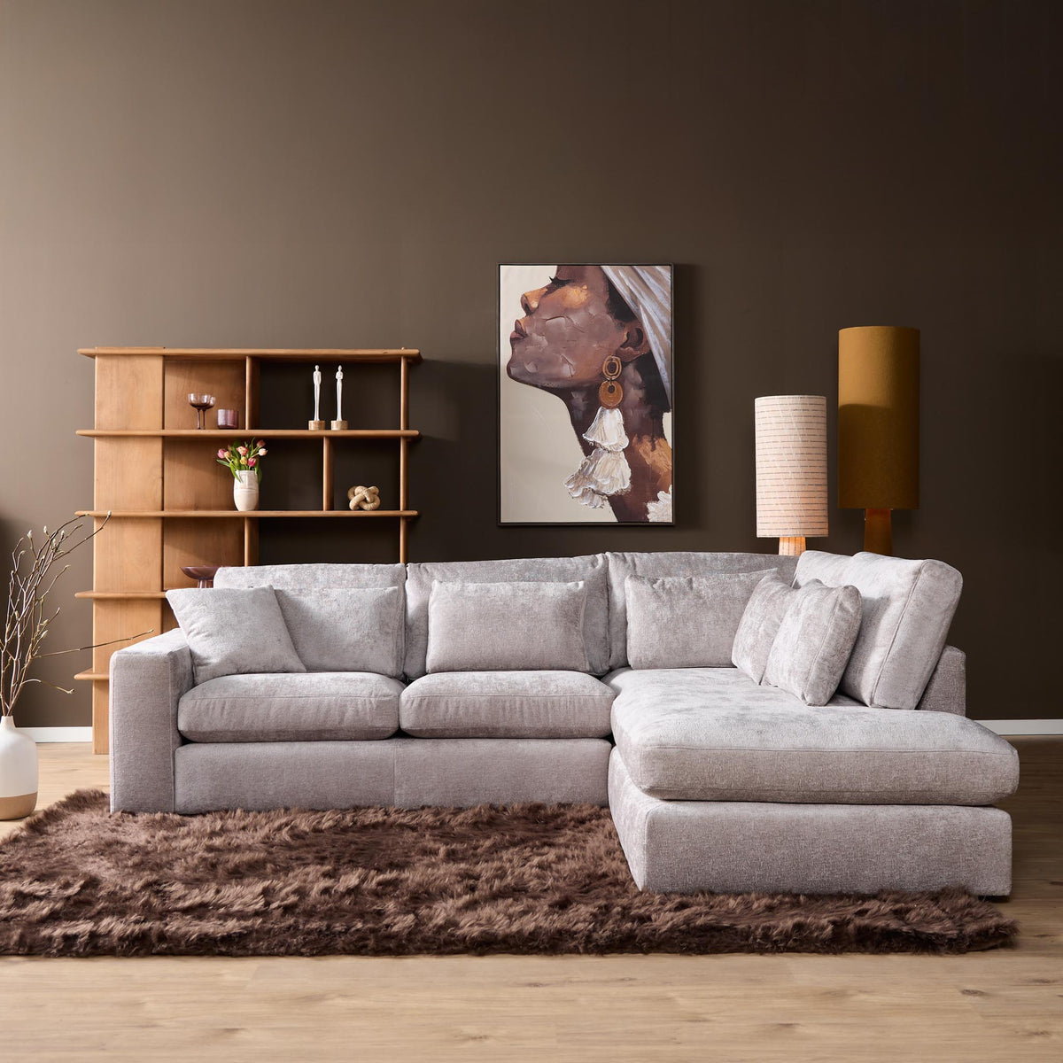 MySofa Jesse Ecksofa Greige