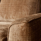 MySofa Teddy Ecksofa Cinnamon Divan links + 2,5 Sitzer