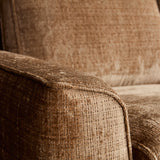 MySofa Teddy Ecksofa Cinnamon 2,5 Sitzer + Divan rechts