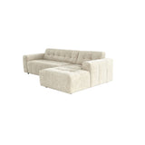 MySofa Ruby Ecksofa Beige 2,5 Sitzer AL + Lounge R