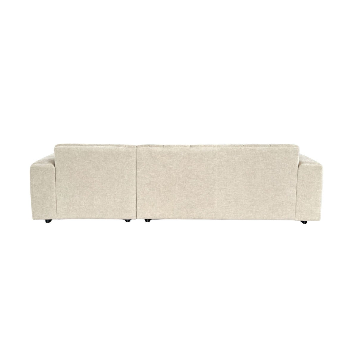MySofa Ruby Ecksofa Beige 2,5 Sitzer AL + Lounge R