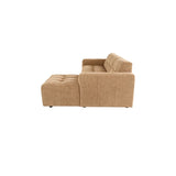 MySofa Ruby Ecksofa Camel 2,5 Sitzer AL + Lounge R