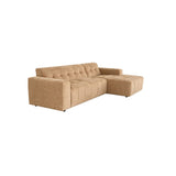 MySofa Ruby Ecksofa Camel 2,5 Sitzer AL + Lounge R