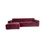 MySofa Ruby Ecksofa Lila Lounge L + 2,5 Sitzer AR