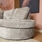MySofa Alma Ecksofa Greige 2,5 Sitzer + Divan rechts