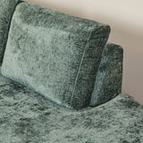 MySofa Alma Ecksofa Grün 2,5 Sitzer + Divan rechts