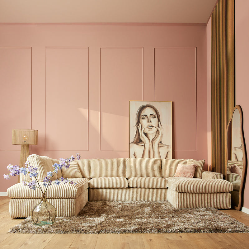 MySofa Teddy U-Sofa Beige